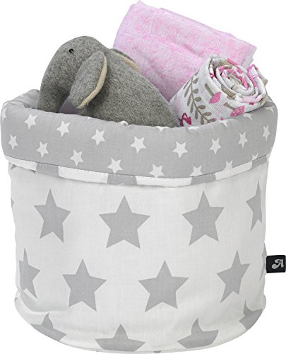 Alvi Utensilo Utensilientasche rund Stars silber 609-9