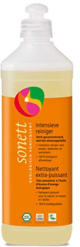 SONETT - Nettoyant Extra Puissant - Concentré - Huile d'Ecorce d'orange - Ecologique - 1 litre