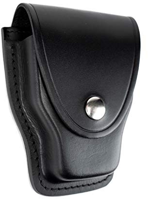 Ryno Gear Genuine Leather Single Handcuff Case, Leather Handcuff Holder, Leather Cuff Case, Police Handcuff case