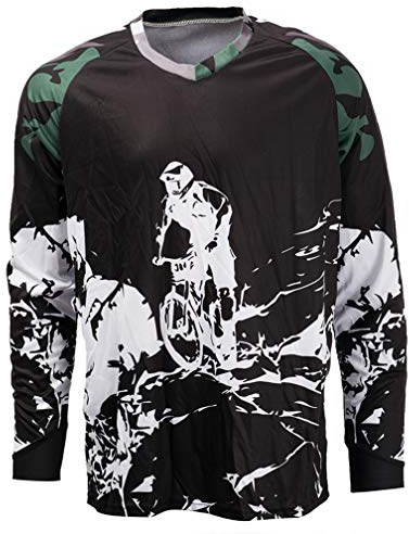 Radfahren Jersey Herren Mountainbike Motocross Trikot Lange MTB T-Shirt Fahrrad tragen