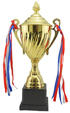 STOBOK 1pezzi Coppa Metallo Sportiva Competizione Onore Classico Grande per Torneo Scolastico