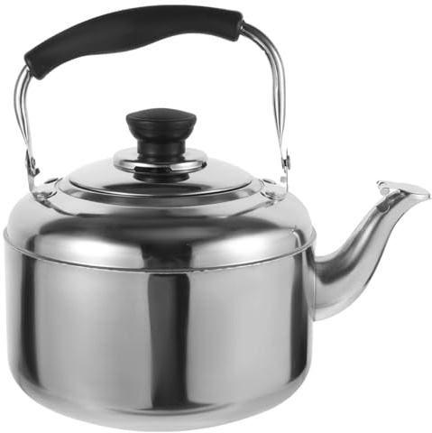 Cabilock Bouilloire à sifflet 2 l - en Acier Inoxydable - pour Cuisine, randonnée, Pique-, Camping