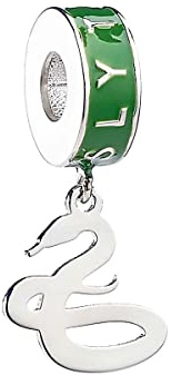HARRY POTTER Slytherin-Haus-Anhänger aus Sterlingsilber, Einheitsgröße, Sterling-Silber, Kein Edelstein