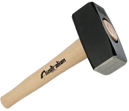 La zappa Maurerhammer mit Griff 28 cm aus Holz (1200 g)