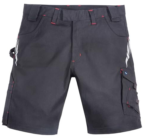 Scheibler Workwear – Professional Shorts Herren – Arbeitshose kurz für die Arbeit – Arbeitsshorts für den Sommer – Cargo Shorts mit viel Stauraum – verfügbar in den Größen S-XXL (Schwarz)