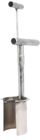 Milageto Strumento per Fioriera per Bulbi da Giardino Indicatore di profondità Trapianto di Prato Trapiantatrice per Bulbi