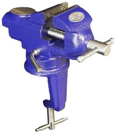 XUHONGYA Petit Étau Universel Pivotant, Mini-étau De Table, Étau Portable De 2 Pouces for Le Travail du Bois, La Coupe du Métal, Les Projets De Bricolage Et L'usinage De Pièces