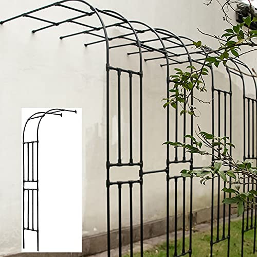 Gartenpavillon, wetterfest, halber Rosenbogen, ideal für Kletterpflanzen und für den Innen- und Außenbereich, Hochzeitsdekoration