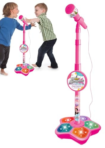 Tragbare Karaoke-Maschine - Kreatives Gesangsspielset, tragbarer Mikrofonständer, Gesangsspielzeug für Kinder | Gesangsspielzeug Smart Connection mit leichtem Geschenk für Kinder,
