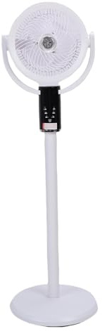 Fockety Standventilator, höhenverstellbar von 18 bis 40 Zoll, 8-Stunden-Timer, leiser Standventilator mit 8 Geschwindigkeitsstufen, tragbarer Bodenventilator für zu Hause