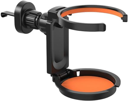 Pomurom Support Smartphone Ventilation | Porte-Gobelet Intérieur - Support Magnétique Pliant pour Téléphone et Boissons Idéal Conduite Tout Terrain Navigation Maritime Camping-Car Camion Bateau Taxi