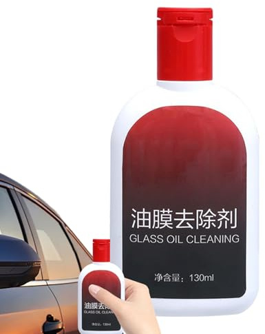 Detergente Per Film Oleoso Vetri Auto - Trattamento Idrorepellente Per Auto - Agente Pulente Per Il Parabrezza Dei Veicoli - Per Il Restauro Di Vetri Di Roulotte Suv E Porte Doccia
