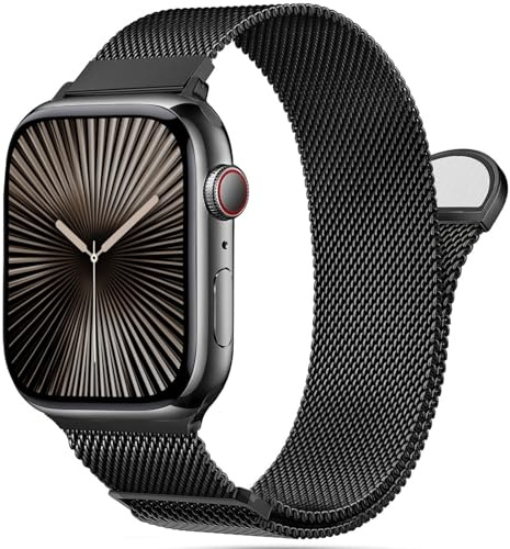 ORRLBB Compatible avec Bracelet Apple Watch SE 3 2 SE Series 11 10 9 8 7 6 5 4 3 Ultra 3 2 1 Femmes Hommes, Bracelets Métal Réglables pour iWatch 49mm 46mm 45mm 44mm 42mm 41mm 40mm 38mm