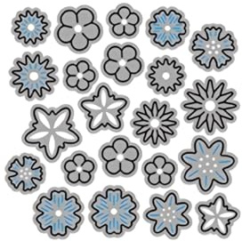 Mini-Blume Metall Stanzschablone