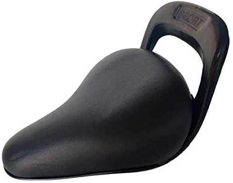 Yunmeryker Kids Fahrradsattel Kinder Fahrradsitz Sattel Sitzpolster Stoßdämpfend PU Material Handgriff rutschfest für Jungen Und Mädchen, Black