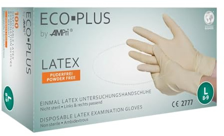 Einmalhandschuhe aus Latex Ampri Eco-Plus XXL