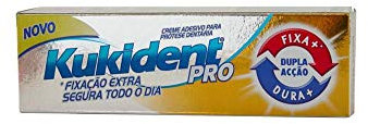 Kukident Pro Plus - Crème adhésive double action pour prothèses complètes ou partielles, 60 grammes