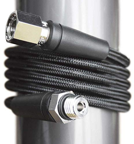 SUUNTO Uniflex/BtS Hochdruckschläuche - Miflex Extreme HP Hoses 15cm, Schwarz, Gummi, Tauchschlauch, Schlauch, 1 Stück