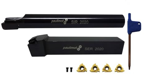 PAULIMOT Gewindeschneid-Set 20 mm für Steigung bis 3,0 mm, 11-teilig