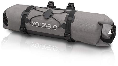 YourVelo - Fahrrad Lenkertasche - 9L Volumen - 100% Wasserdicht - 340 Gramm - Fahrradtasche Lenker Fronttasche Vorne Bikepacking