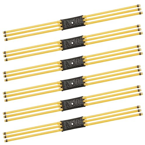 JUHONNZ Lance-Pierre Bandes,6 PCS Bandes de Catapulte Bandes de Caoutchouc de Fronde Elastiques de Tir de Fronde Remplacements Lance Pierre