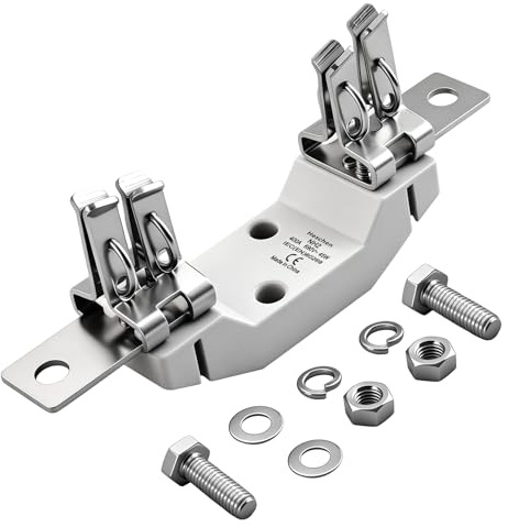 Heschen NH2 einpoliger Sicherungshalter aus Keramik, 400 A, 690 V, für NH-Sicherungen, CE-gelistet, IEC 60269, Grau