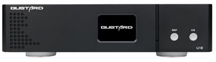 GUSTARD DDC-U18 USB Audio Interface DSD512 PCM768K XU216 Ground Isolation AS338 Femtosecond Hi-END Applicable to Gustard DAC Studio Quality Sound Digital Interface Black