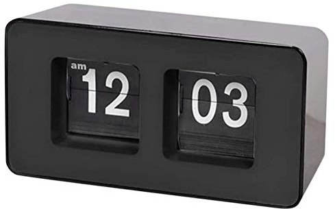 ZROSIN Automatic Flip Clock, Retro Nostalgic Clock,Digital Desk Table Page Down,for