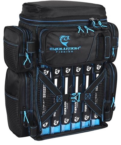 Evolution Outdoors 34014-EV: 3600 Drift Tackle Backpack - Blue