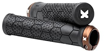 Sixpack Z-Trix AL Lock-On Fahrrad Schraubgriffe schwarz/bronzefarben