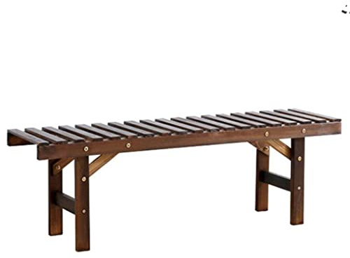 Banc Étagère À Fleurs Échelle De Balcon du Salon Support De Plantes en Pot du Sol Au Plafond Porte-Fleurs Extérieur pour Porte De Jardin Durable (Color : Brown, S : 60 * 25 * 32cm)