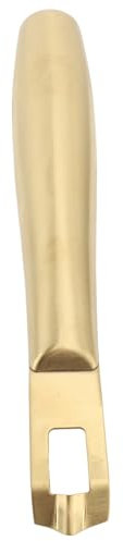 Zesteur de citron, antirouille, non déformable, durable, précis, efficace avec poignée antidérapante pour cocktails (doré)