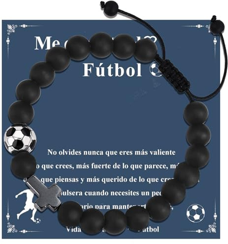 BOCHOI Back to School Bracciali ， Bracciali da calcio, Bracciale a croce, Bracciali atletici da uomo Bracciali atletici Corda per Ragazzi Ragazze Ragazze Adolescenti Adulti Festa di Compleanno