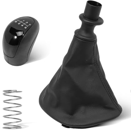 ZEALfix Soufflet Pommeau Levier de Vitesse compatible avec Viano Vito W639 2003-2010 Sprinter B906 2006-2013,6 Vitesses Pommeau de Levier Vitesse Manuel et Soufflet Levier de Vitesse 959944