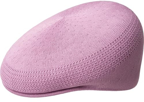 Kangol Tropic Ventair Flatcap 504 Schiebermütze Schirmmütze Herrencap Sommercap Damencap Pepe Damen/Herren - mit Schirm Frühling-Sommer - XL (60-61 cm) rosa