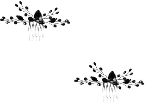 HAPINARY 2 Tocados De Novia De Moda, Decoración Para El Cabello De Novia, Accesorio Para El Cabello De Boda, Joyería Para El Cabello De Boda, Adornos Para El Cabello, Peineta Para El