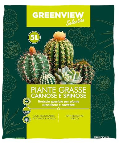 BERARDI | Greenview Selection, Terriccio professionale, 5l (Piante grasse)