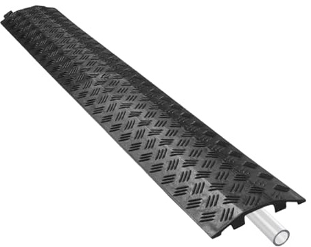 Drive Over Cable Protector | Protective Wire Cord Cover | Protective Driveway Hose Cover for Outside Road Garage Sidewalk Asphalt Garden Gravel Area