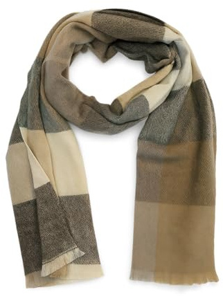 beybey® Edler Winterschal für Damen & Herren – XXL Karoschal – weich, warm & hochwertig – klassisch zeitloses Design in eleganten Farben