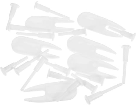 GARVALON Kit de 22 Bouchons en Plastique pour Ballon Gonflable 6 Bouchons Extracteurs 8 Courts pour Ballon de Yoga Accessoires de Remplacement pour Maintien de Pression Optimale