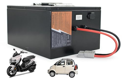 HJGHY 60v,100Ah, Batteria LiFePO4 per Moto da 60 V, batterie per accumulo di energia fotovoltaica da 60 V, 100 Ah, 80 Ah, 60 Ah, 40 Ah, per carrelli elevatori elettrici