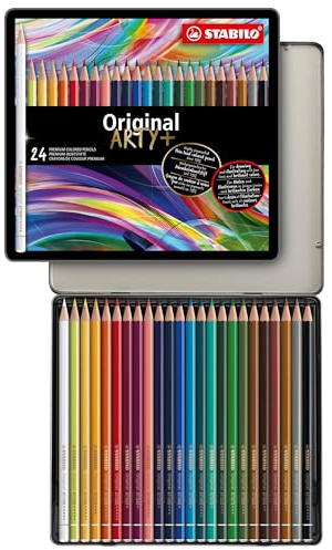 STABILO - Premium-Buntstift - Original | ARTY+, 24er Metalletui