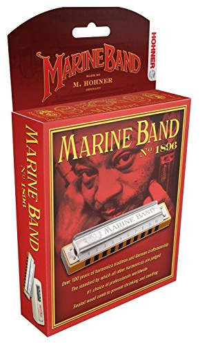 Hohner 1896BX Marine Band Harmonic, Tonart F Sharp