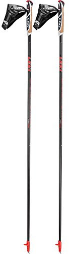 Leki Platinium Nordic-Walking-Stock Visible Carbon/White/Red 110 cm