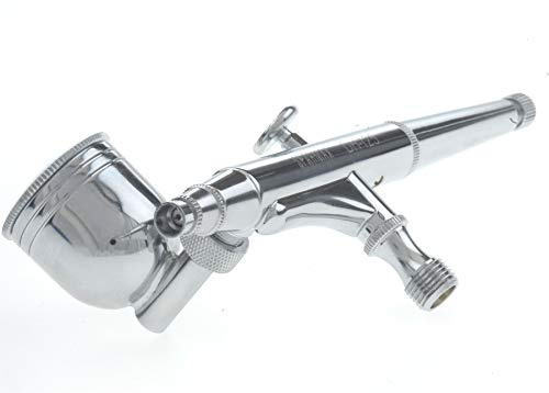 Sparmax DH125 Airbrush-Pistole mit doppelter Wirkung, Chrom, 0,5 mm