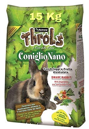 RAGGIO DI SOLE Nutrena Throls Coniglio Nano - Confezione da 15 kg
