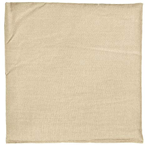 Coussin thermique aux graines d´épeautre biologique 19x19cm écru - Petit coussin aux graines utilisable chaud ou froid