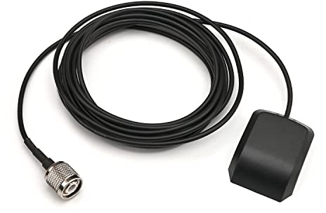 Othmro GPS Antenna Attiva TNC Maschio Spina Antenna Connettore Cavo con Supporto Magnetico 3 Metri Filo 1 pz