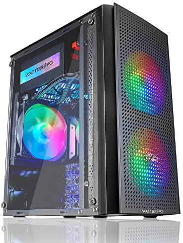 VolttierPC - PC Gaming AMD Ryzen 3 3200G 4x4.0Ghz | Tarjeta Gráfica Radeon Vega 8 Graphics | 8GB DDR4 | 240 SSD | WiFi | Windows 11 | Ordenador de Sobremesa | Pc Gamer