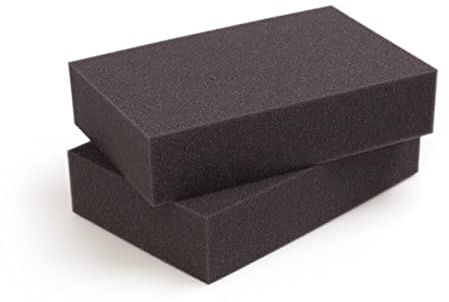 mySchaumstoff Schaumstoffplatte PU RG 26/35F Schaumstoff schwarz anthrazit 60x120 cm 5 cm